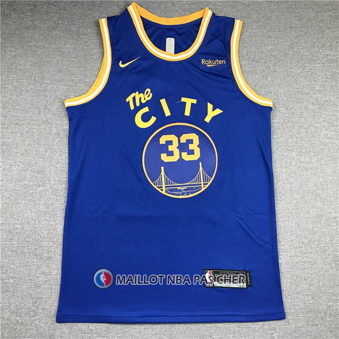 Maillot Golden State Warriors James Wiseman Hardwood Classics 2020 Bleu